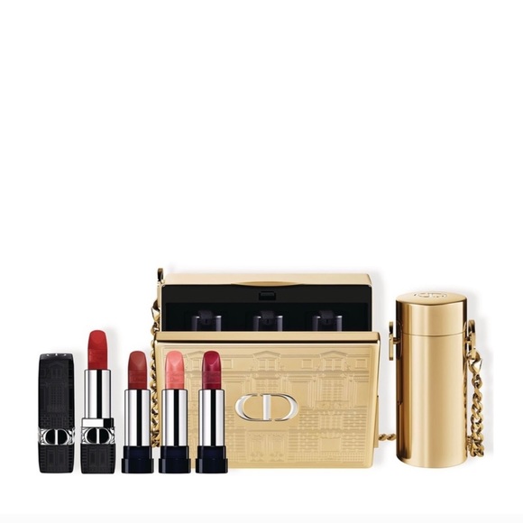 Dior Handbags - Dior Rouge Minaudiere Clutch (Limited Edition)